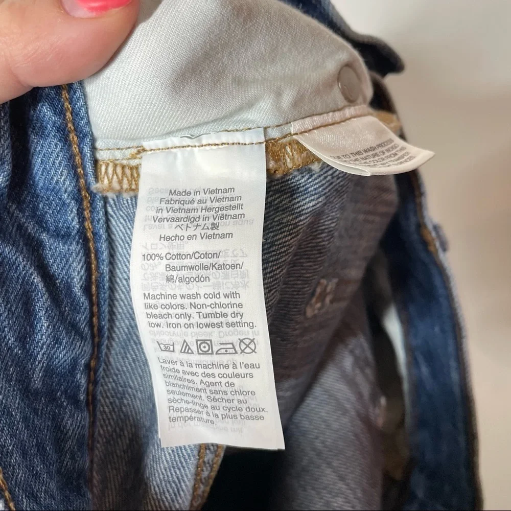 Madewell Rigid Denim Relaxed Mini Skirt in Rosehill Wash Size 25 - Picture 8 of 9